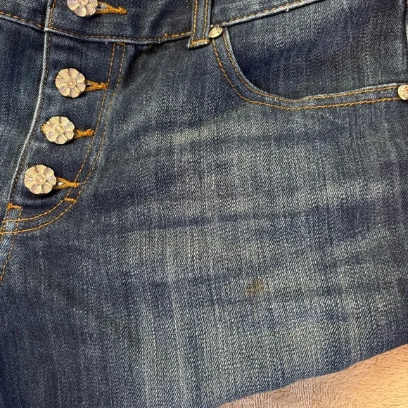 INC Denim Button Fly Regular Fit Boot Leg Jeans Size 8 - Picture 9 of 9